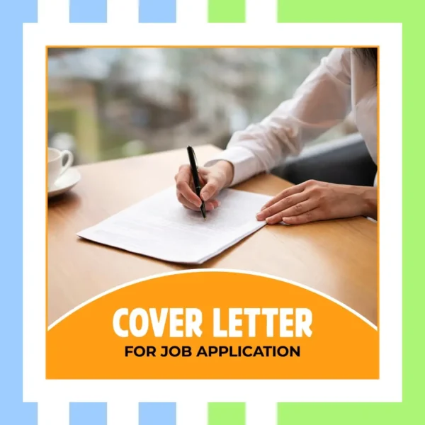 Cover Letter For Job Application